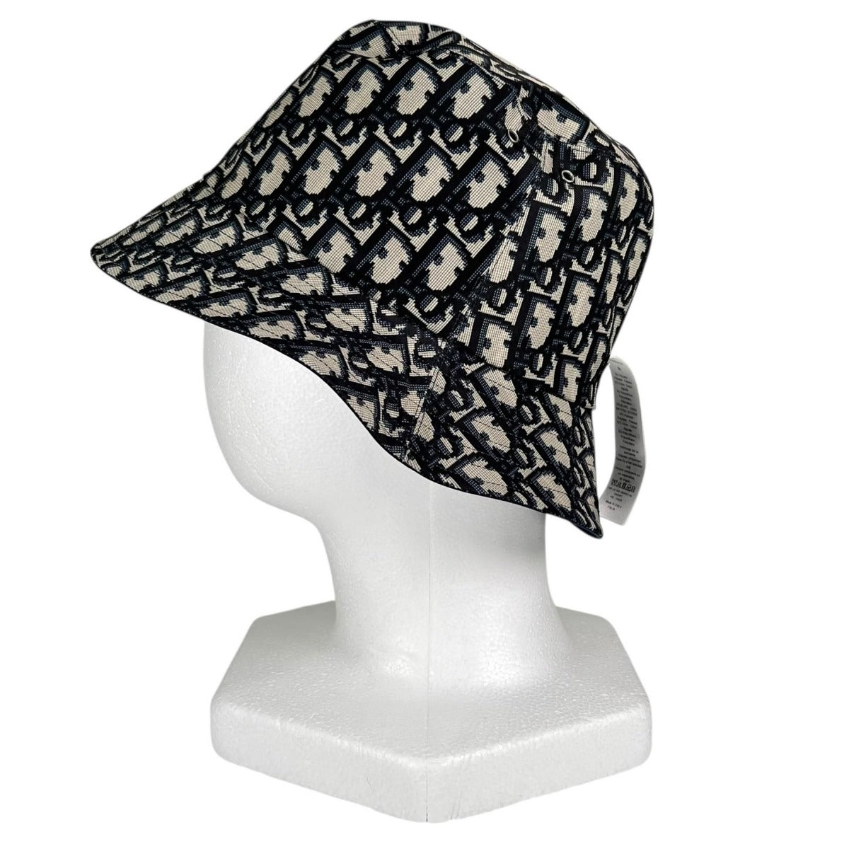 Dior Christian Cotton Reversible Bob Hat Multicolor — view 6