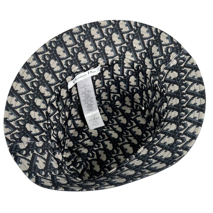 Dior Christian Cotton Reversible Bob Hat Multicolor — view 9