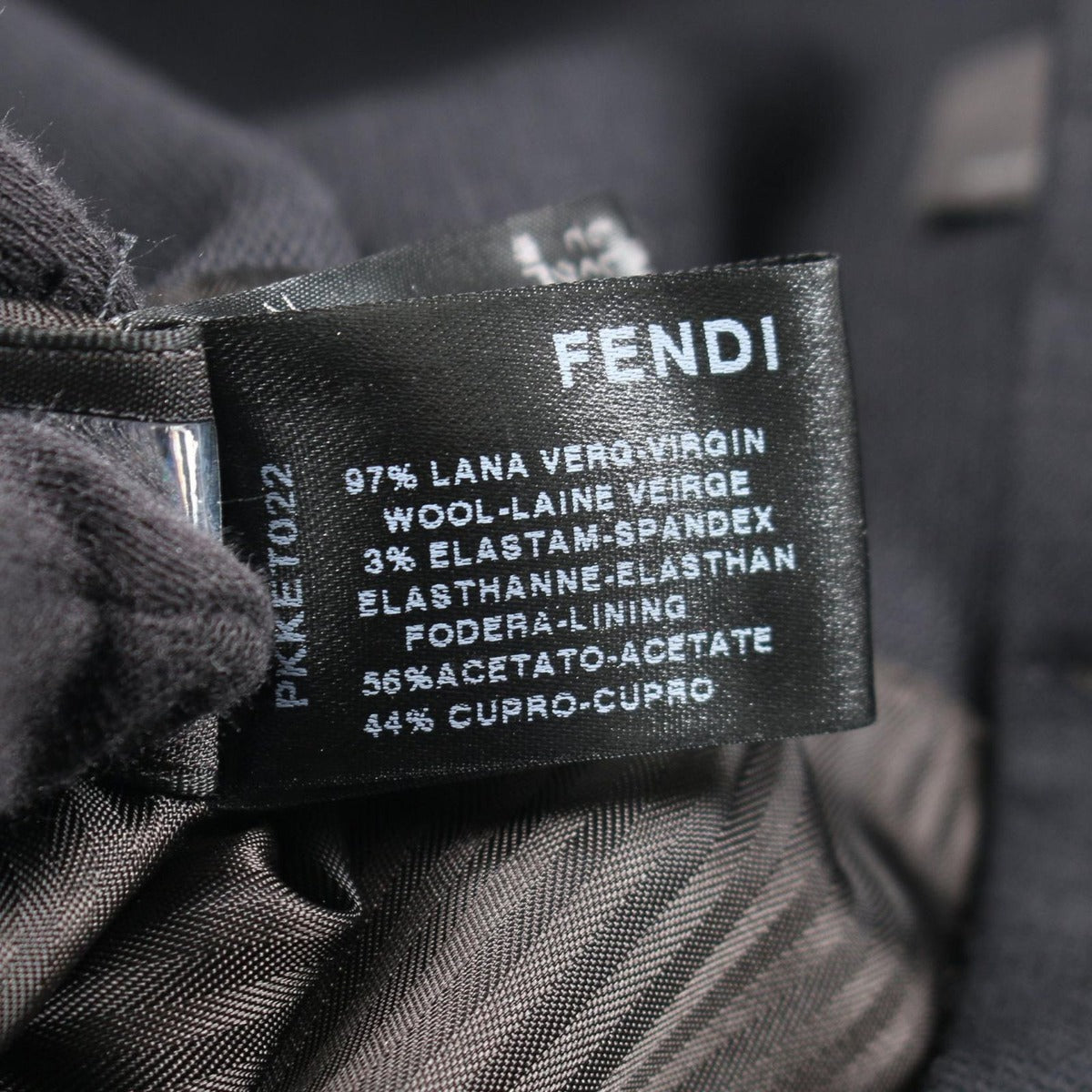 Fendi Skirt Wool Black 42 — view 4