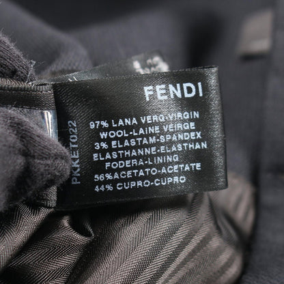 Fendi Skirt Wool Black 42 — view 4