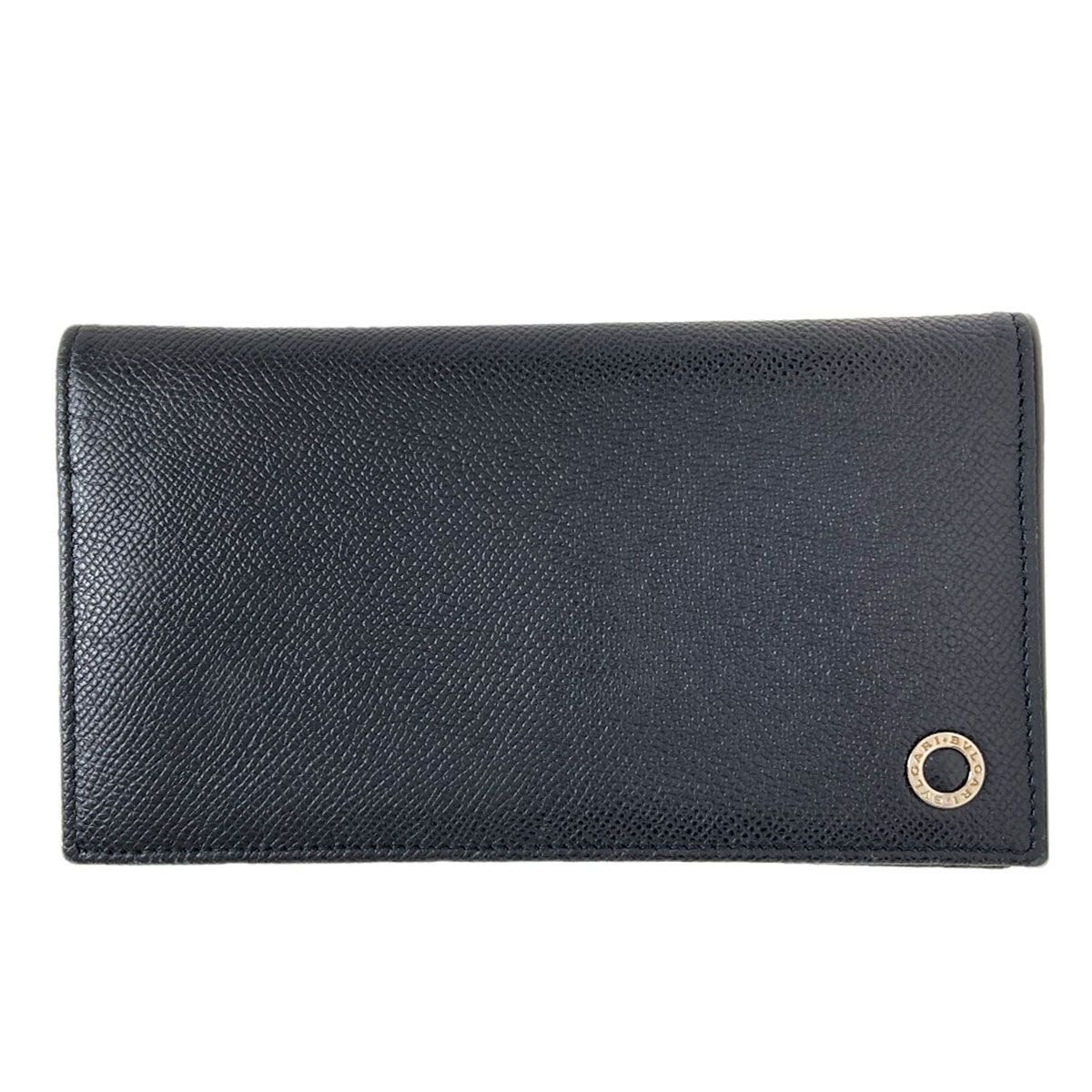 Bvlgari Wallet Leather Wallets Black