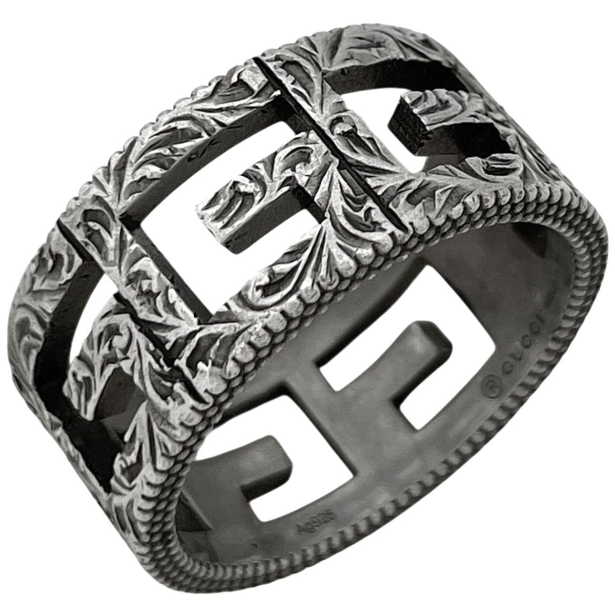 Gucci Arabesque Ring Silver