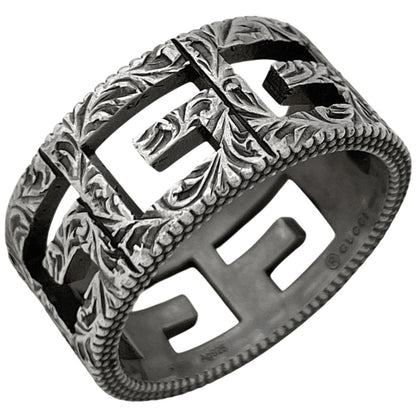 Gucci Arabesque Ring Silver
