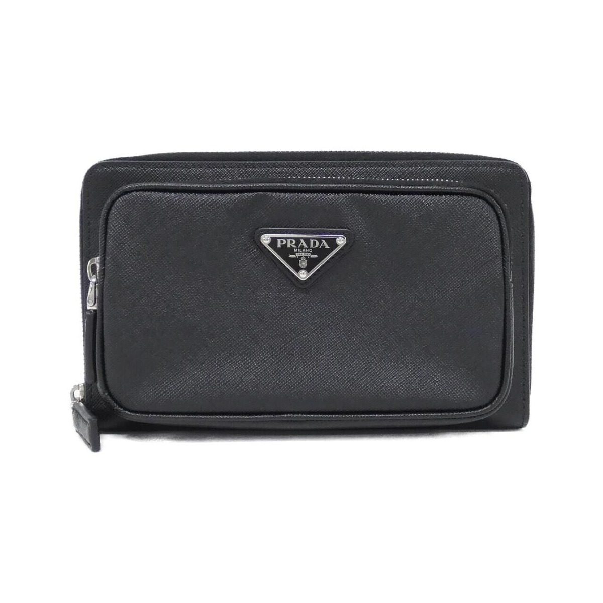 Prada Waist Bag Belt Bag Silver