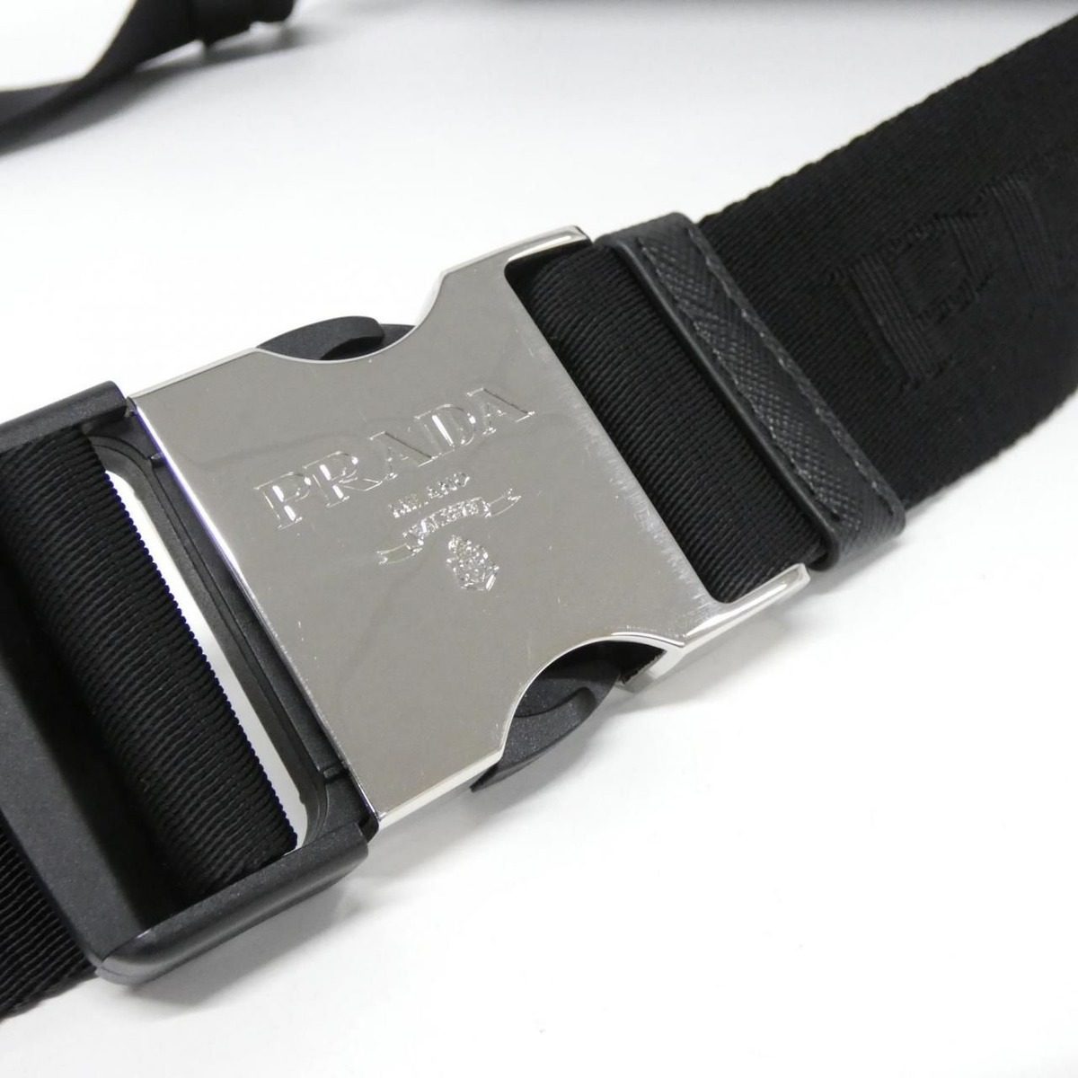 Prada Waist Bag Belt Bag Silver — view 6