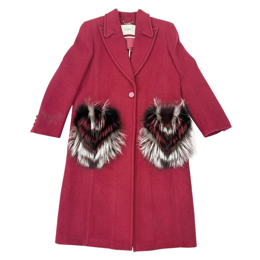 Fendi Wool Jacket Red