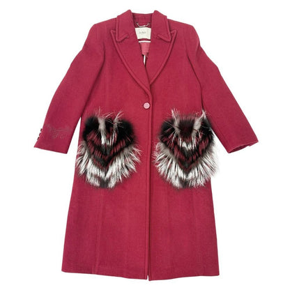 Fendi Wool Jacket Red