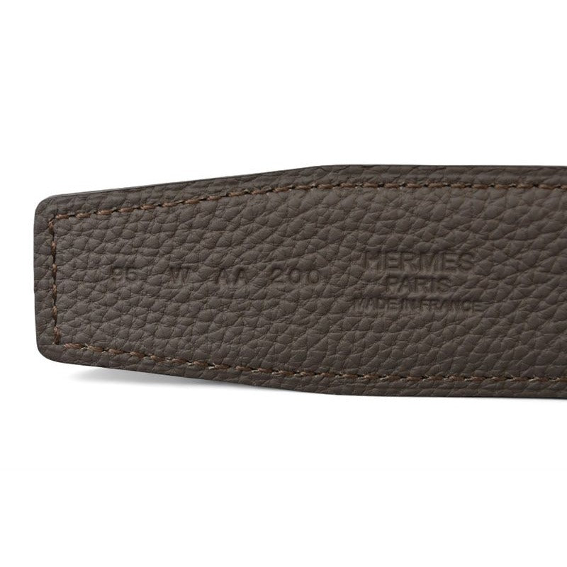 Hermes Belt Reversible Constance Size 95 H Buckle Box Calf Togo Black — view 3