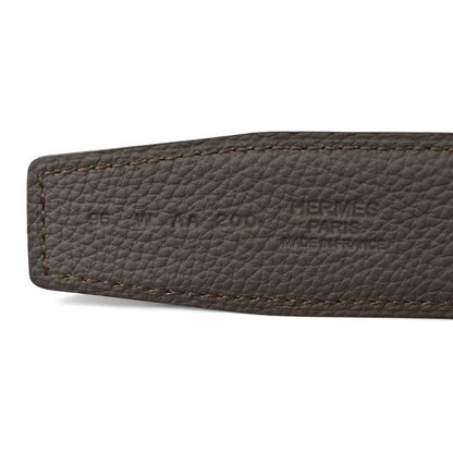 Hermes Belt Reversible Constance Size 95 H Buckle Box Calf Togo Black — view 3