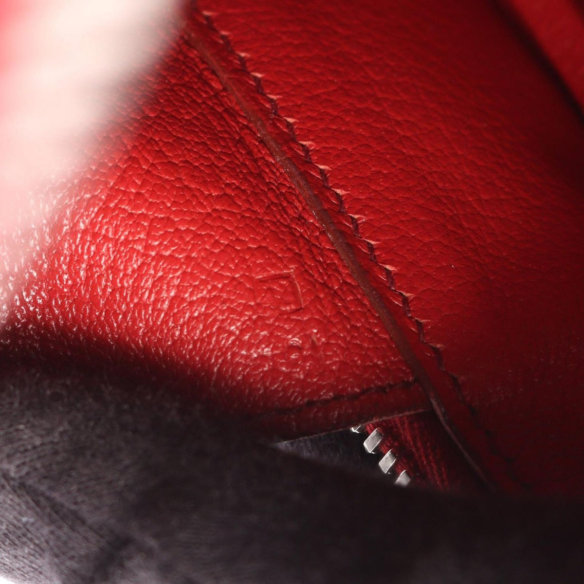 Hermes Handbag Sac Anvie 26 Rouge Garance Leather — view 5