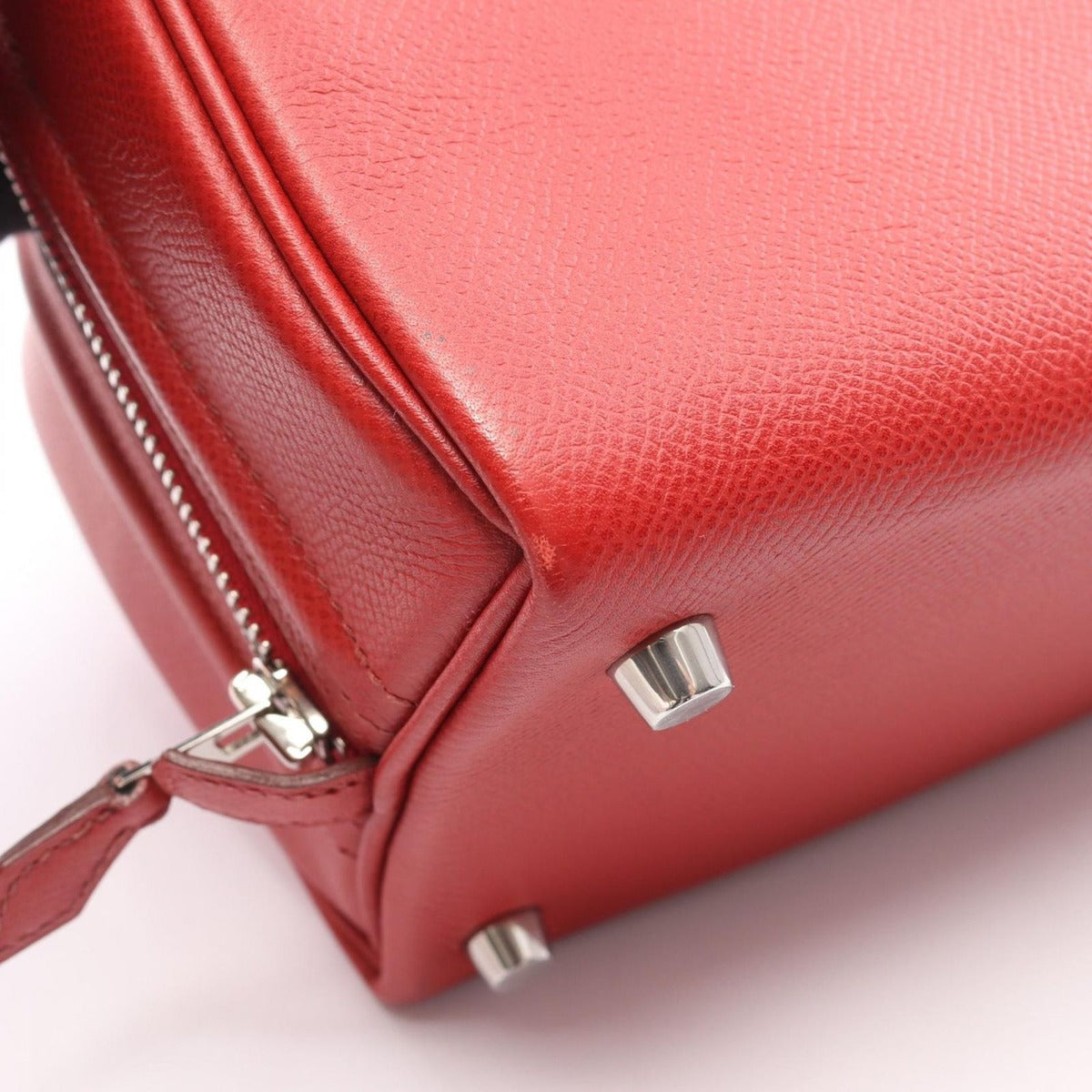 Hermes Handbag Sac Anvie 26 Rouge Garance Leather — view 6