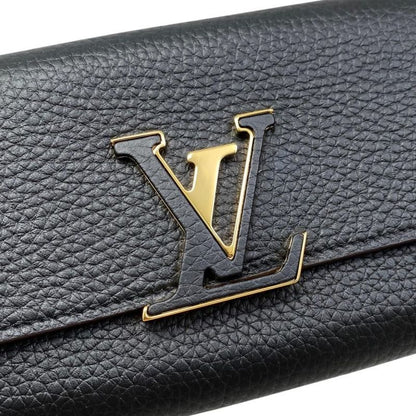 Louis Vuitton Bifold Long Wallet Portefeuille Capucines M62148 Taurillon