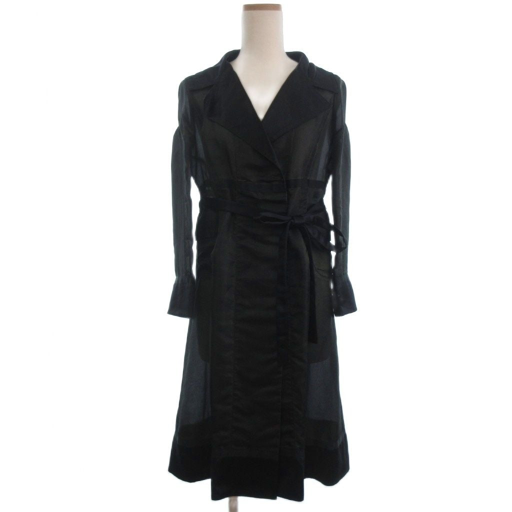 Celine Star Coat Silk Blend Black 36