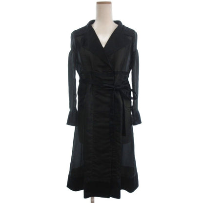 Celine Star Coat Silk Blend Black 36