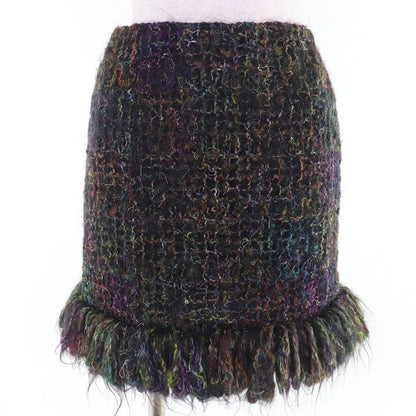 Chanel Mohair Wool Coco Button Poudre Jacket Skirt Set — view 6
