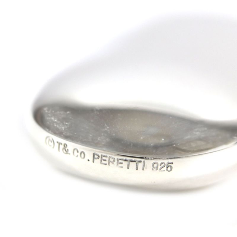 Tiffany & Co Beans Elsa Peretti 925 Logo Engraved Roller Oil Lighter Silver