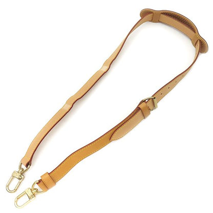 Louis Vuitton Shoulder Strap Nubuck 110cm (43.31in) Nubuck Beige Gold Hardware