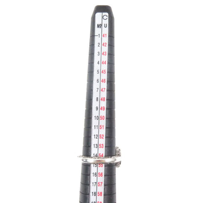 Gucci 627760 Arabesque Key Motif GG Logo Ring Silver Sv925 15 Made In Italy