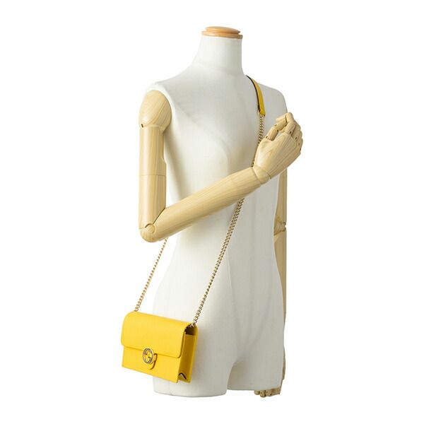 Gucci Shoulder Bag [outlet] Dollar Calf Yellow