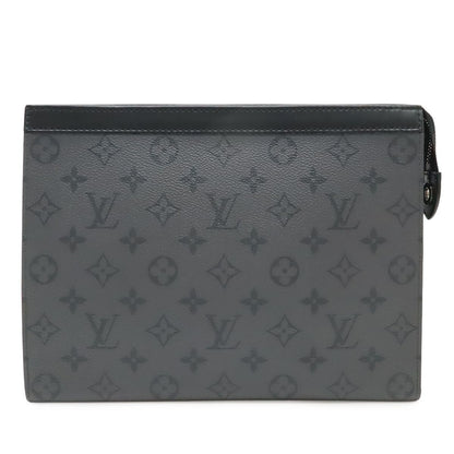 Louis Vuitton Monogram Eclipse Reverse Pochette Voyage MM Clutch Pouch