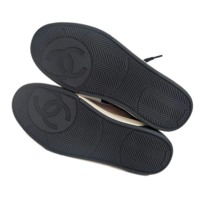 Chanel Size 38 Suede Light Blue Dark Pink Brown — view 9