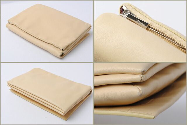 Celine Clutch Pouch Clutch Bag 173033qra.01va Lambskin SOFT TRIO Soft Trio