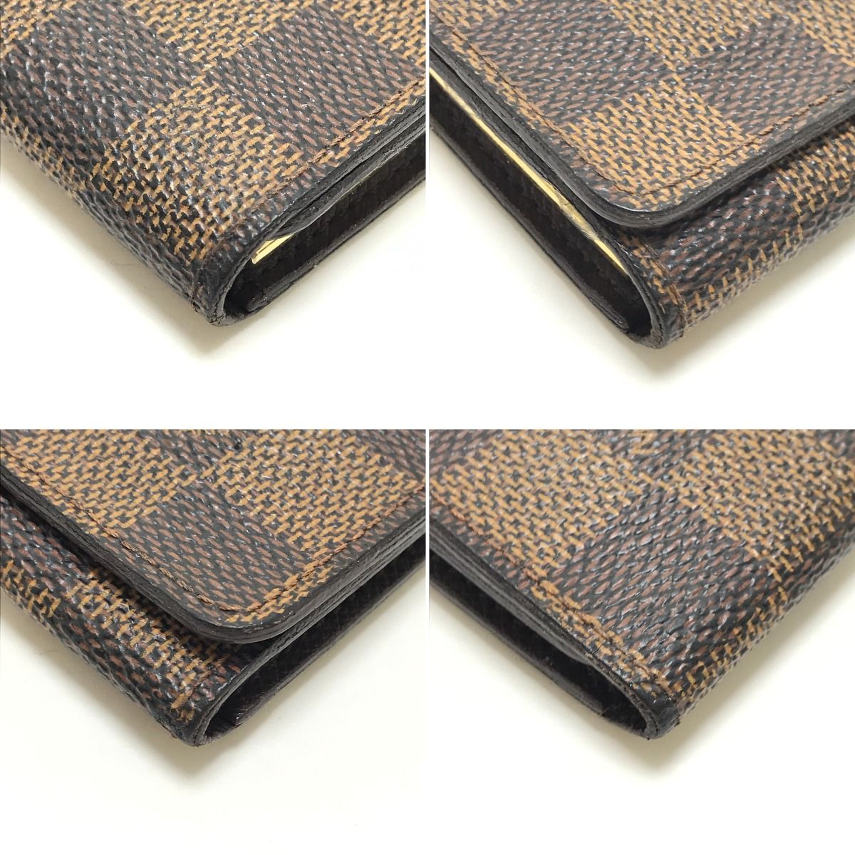 Louis Vuitton Key Case Damier Multicles 4 with Initials