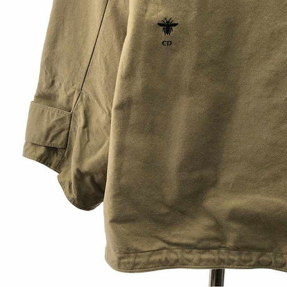 Christian DIOR | Front Logo Twill Cotton Anorak Jacket BEE Embroidery Unisex
