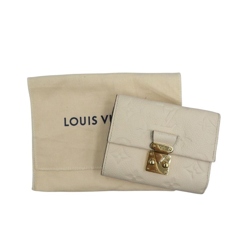 Louis Vuitton Monogram Empreinte Portefeuille Metis M81071 IC Chip Gold
