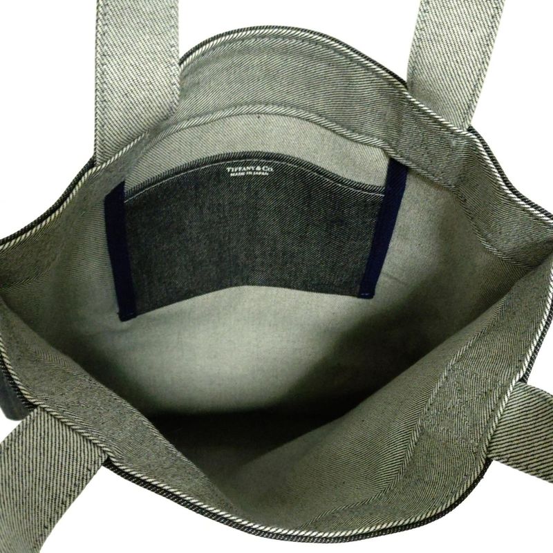 Tiffany & Co Tote Bag - Dark Gray And Silver