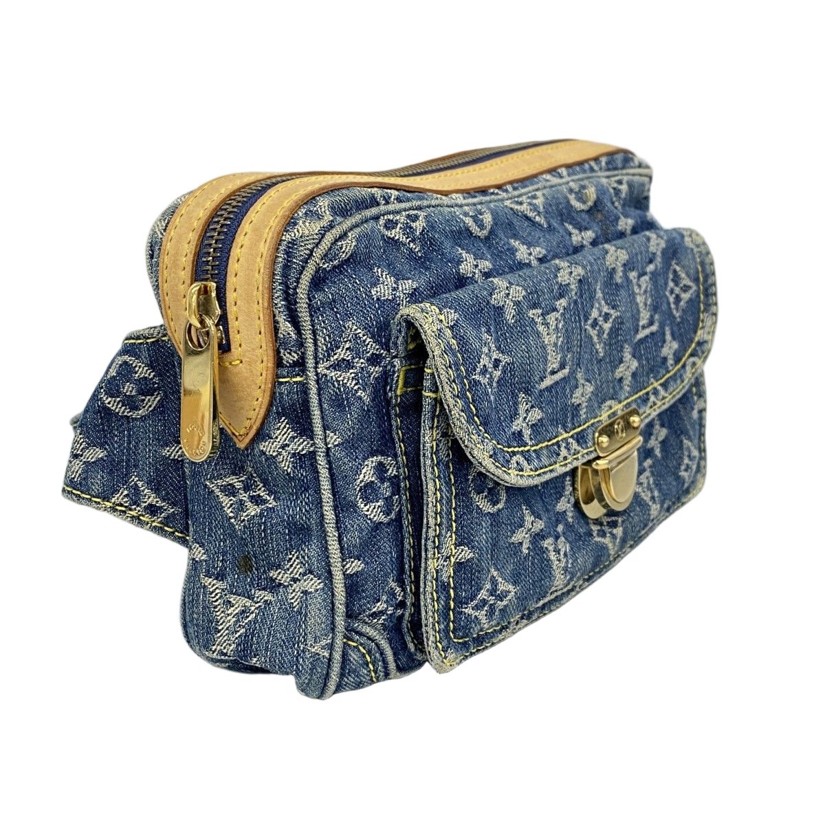 Louis Vuitton Waist Bag Monogram Denim Blue — view 2