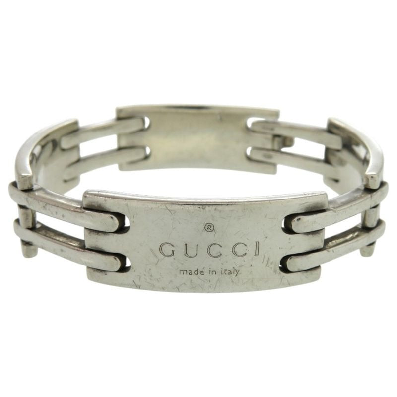 Gucci Logo Plated Silver 925 Bracelet 0520