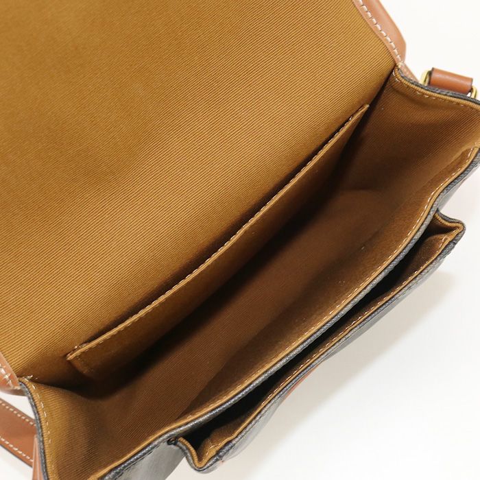 Celine Medium Folco Bag Triomphe Canvas 19150 2BZJ 04LU Crossbody Shoulder Bag