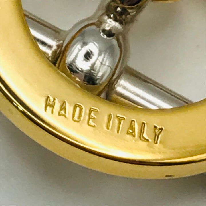 Celine Circle Logo Necklace Gold
