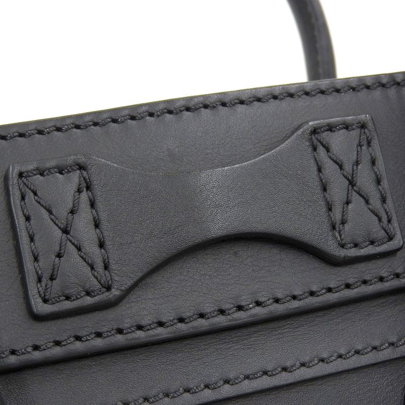 Celine Luggage Micro Shopper Handbag