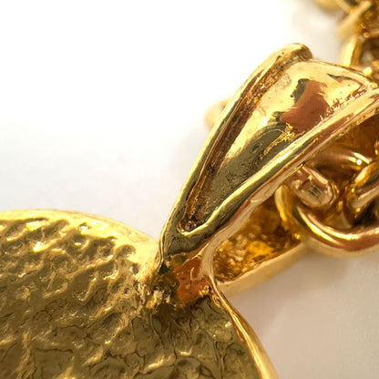 Chanel Coco Mark GP Gold Necklace Gold