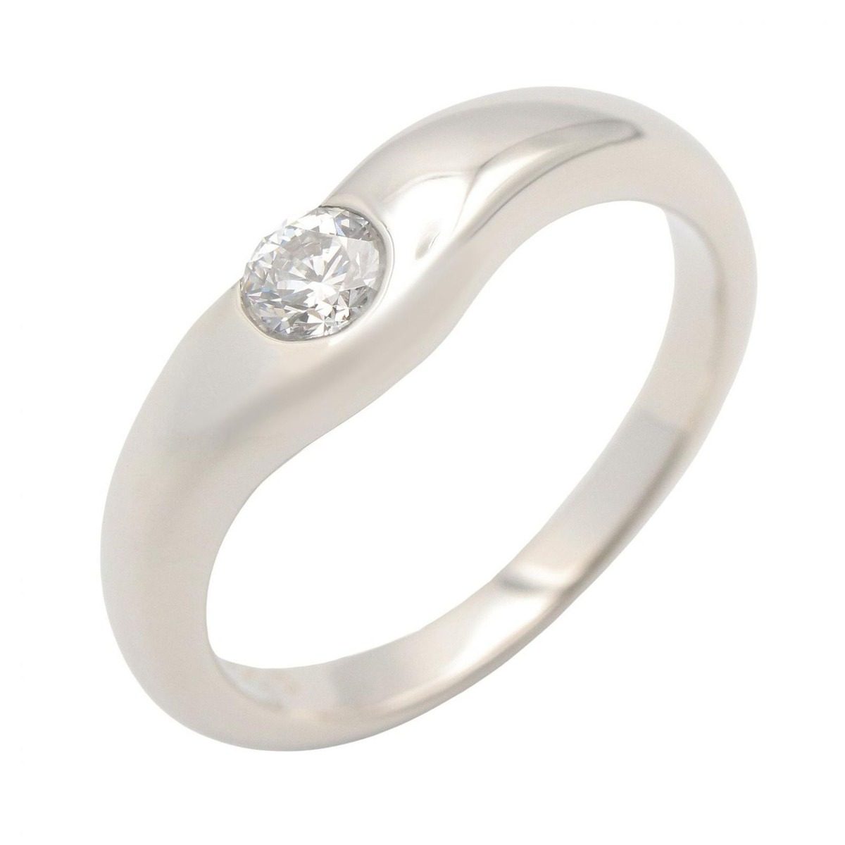 Tiffany & Co Ring Curved Band Diamond