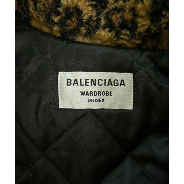 Balenciaga Jacket Polyester Cotton Brown X Black — view 3