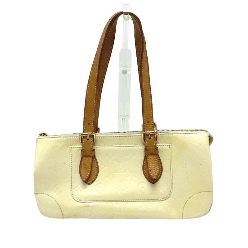 Louis Vuitton Handbag Rosewood Avenue M93508 Monogram Vernis Canvas Pe Lou White