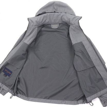 Louis Vuitton Flag Patch Double Zip Up 2-Way with Polylifted Jacket Gray 46 — view 5