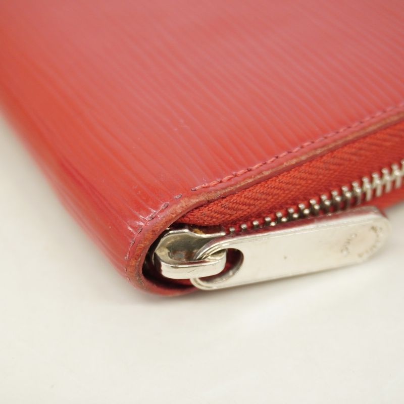Louis Vuitton Epi Zippy Wallet Long Wallet M60304 Carmine Women