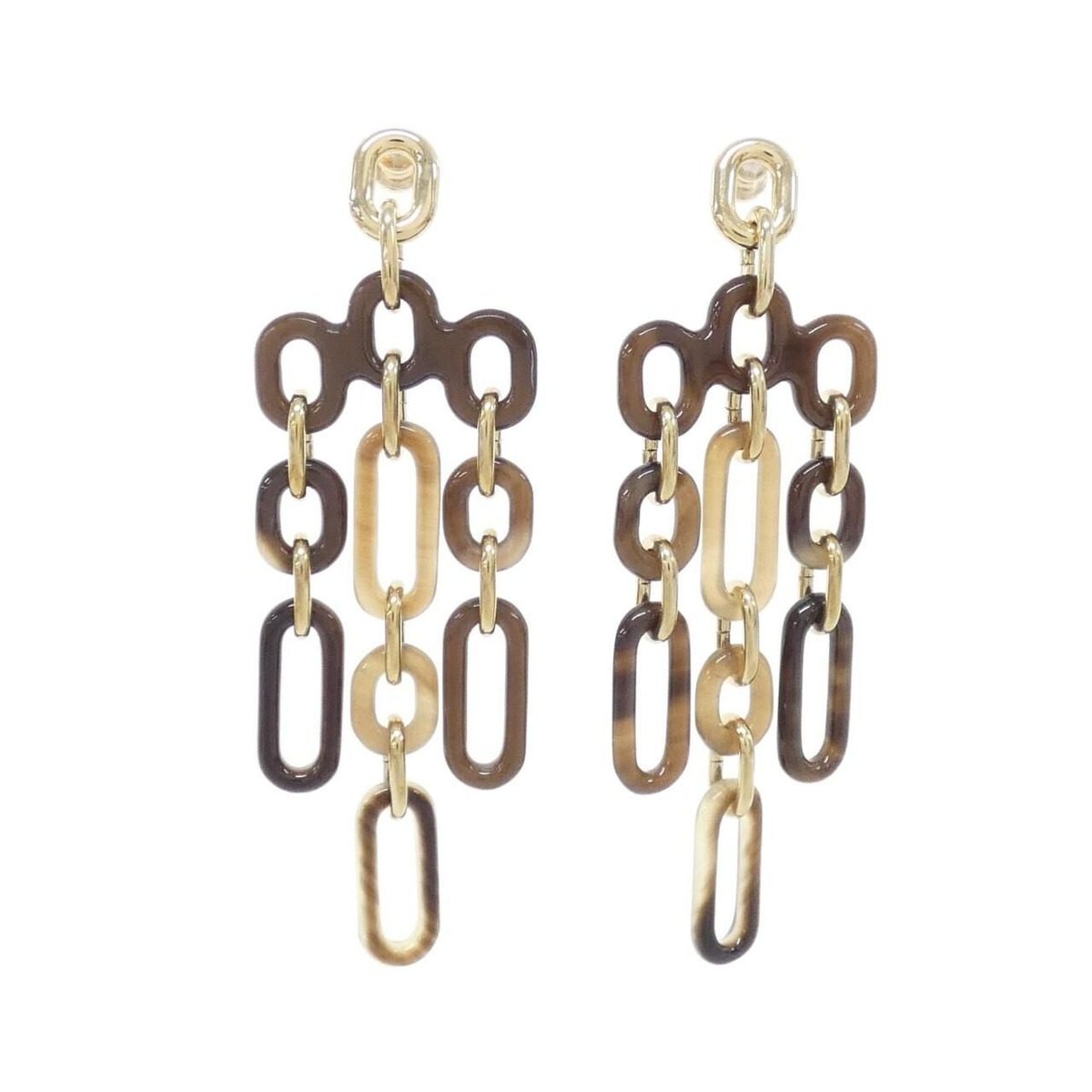Hermes Regille Earrings Gold