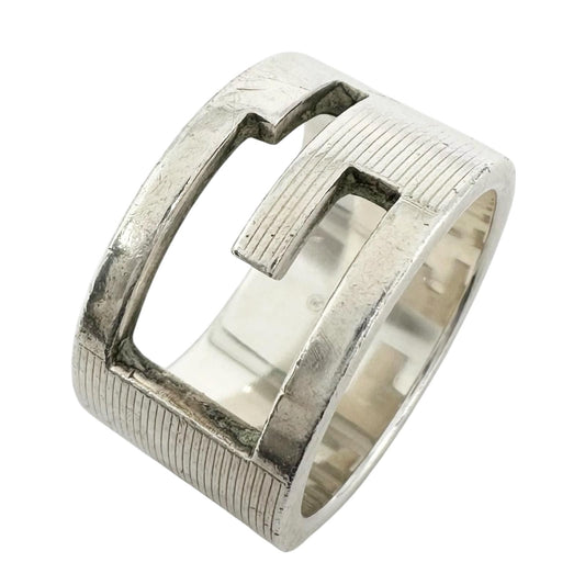 Gucci Brandet Silver Ring