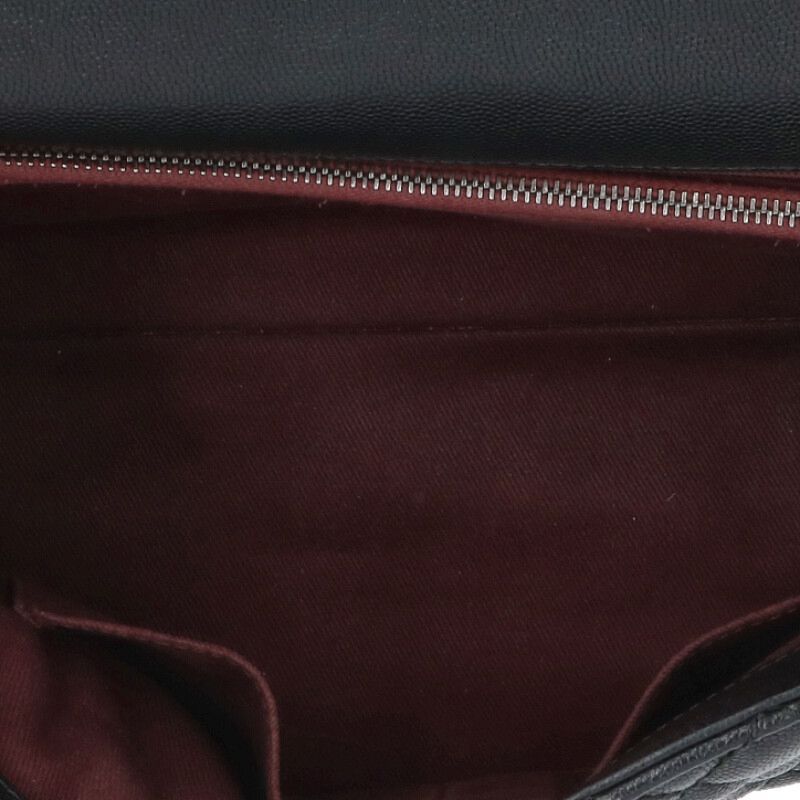 Chanel Large Top Handle Caviar Skin Chain Shoulder Bag Women