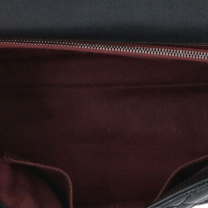 Chanel Large Top Handle Caviar Skin Chain Shoulder Bag Women