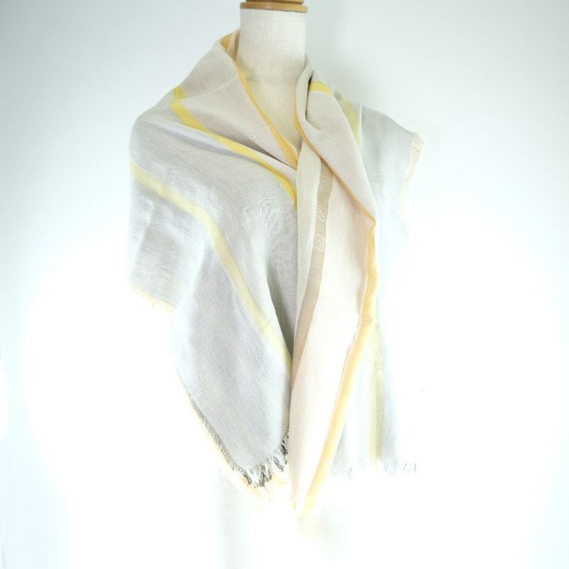 Gucci Cotton Orange Unisex Scarf