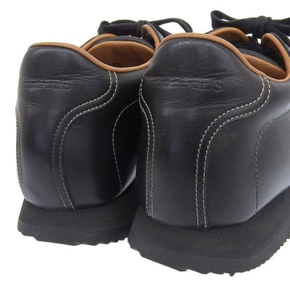 Hermes Current Logo Quick Side H Logo Box Calf Leather Sneakers Shoes 38 1 2