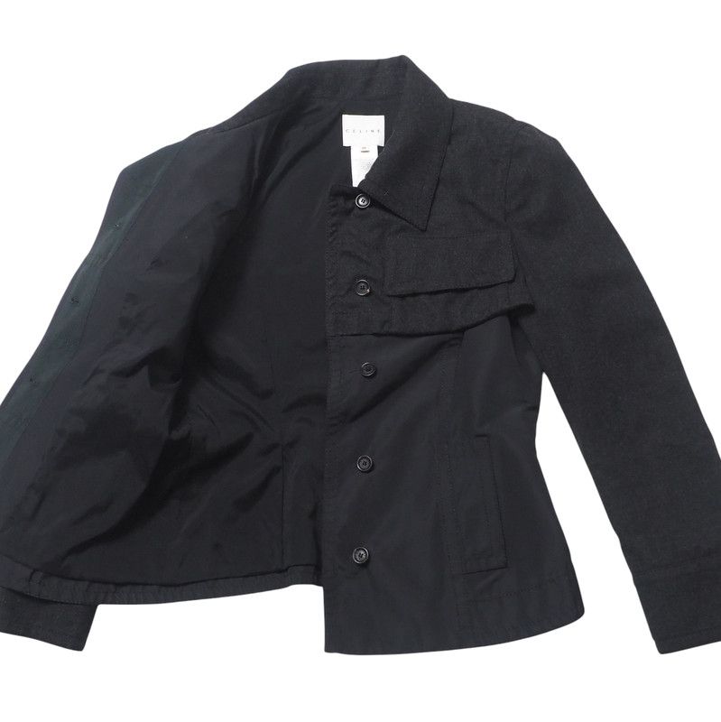 Celine Jacket Size 38 Docking Material Switch Made In France 20250402 Ra4063