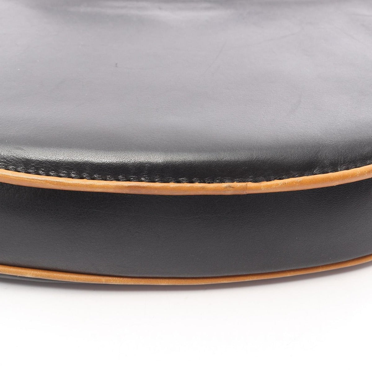 Celine Shoulder Bag Black Leather Macadam B — view 13