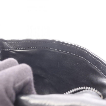 Celine Shoulder Bag Black Leather Macadam B — view 14